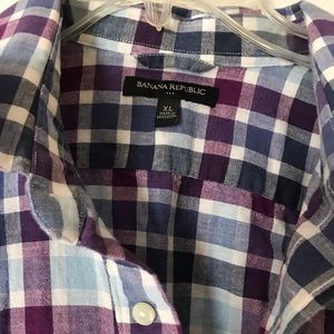 Unisex Banana Republic button down shirt